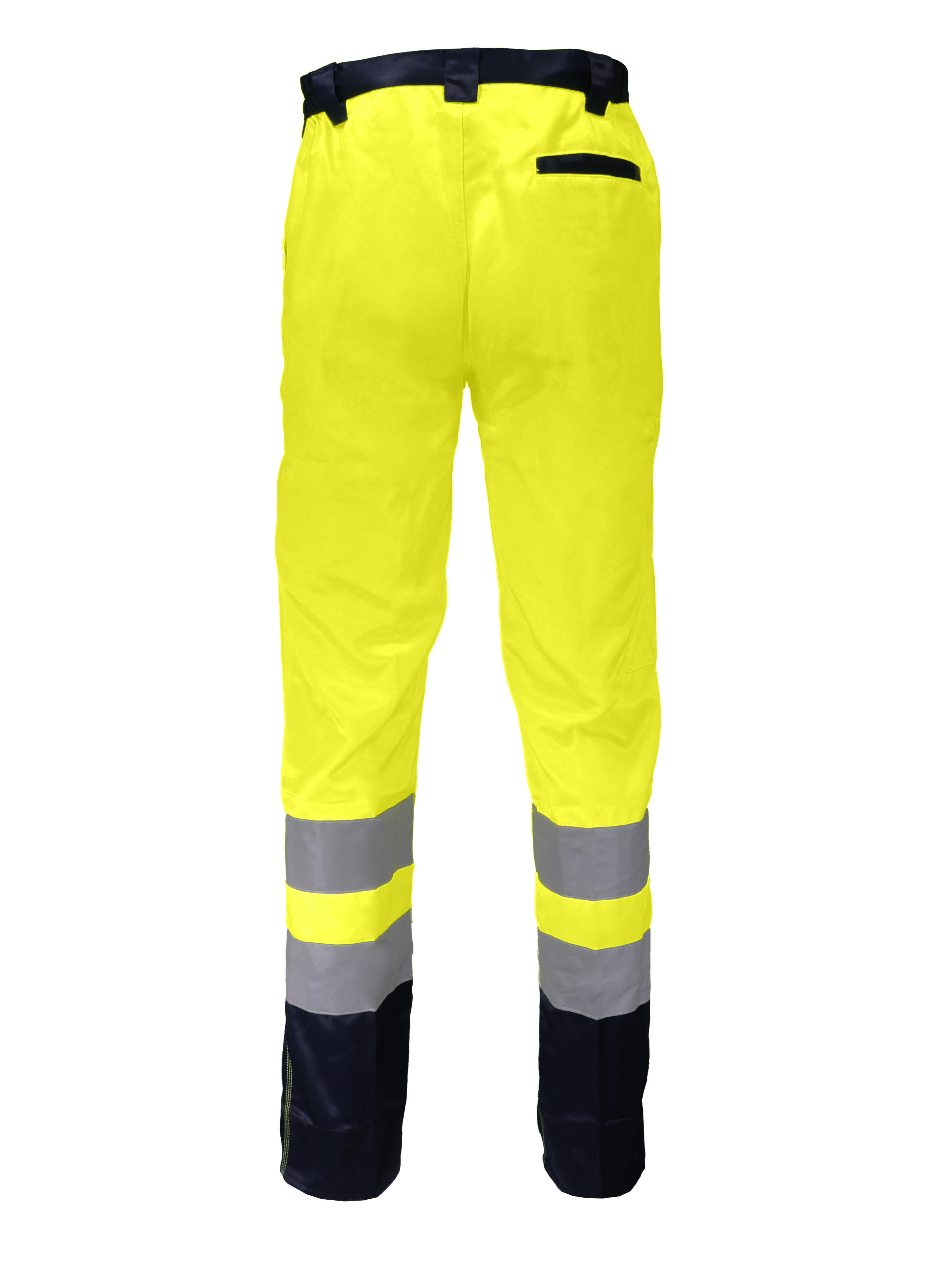 Item High Visibility Work Trousers. 65% Polyester And 35% Cotton, 245 Gsm.