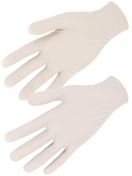 Gant latex.  AQL 1,5. Boîte de 100 gants.