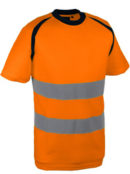 Hoge zichtbaarheid oranje T-shirt. 150 g/ m2.