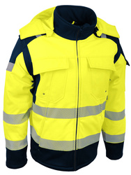 Veste Softshell de signalisation. Doublépolaire. 2X1